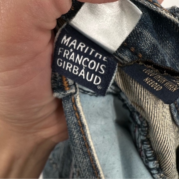 Vintage Y2K Men’s Le Jean De Marithe Francois Girbaud Red Trim Shorts - Picture 8 of 10